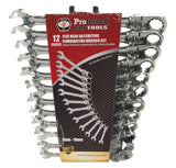 Flex Ratcheting Wrench Set - Metric