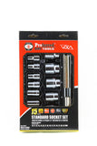 1/2" Drive Metric Socket Set
