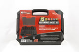 1/2" Drive Impact Socket Set